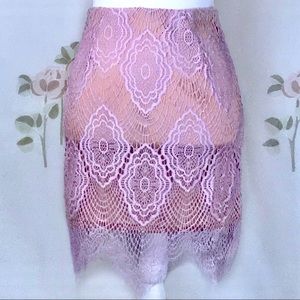Lulus Lace Skirt